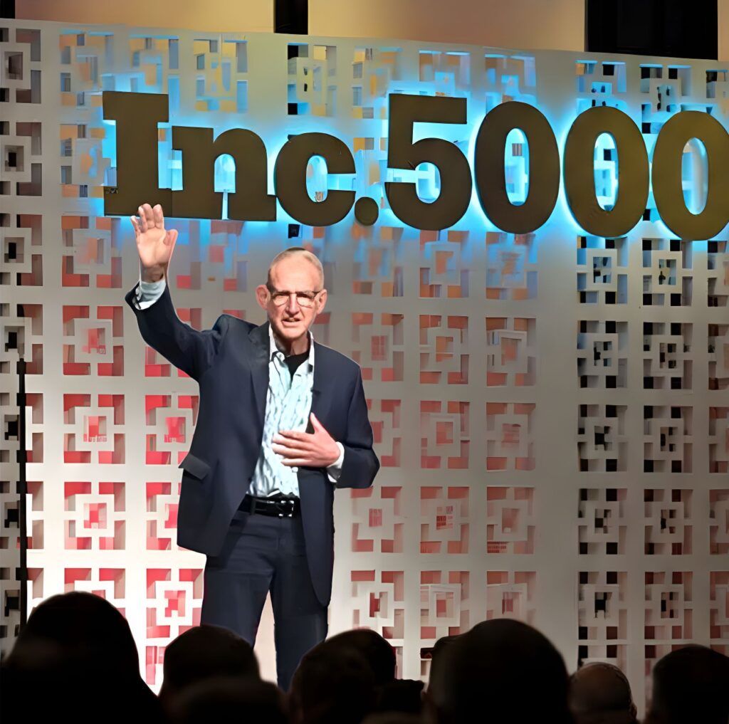 Brian Smith on Inc 5000 stage speaking